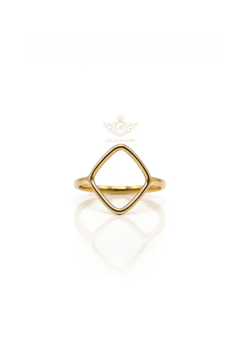 انگشتر لوزی مینیمال