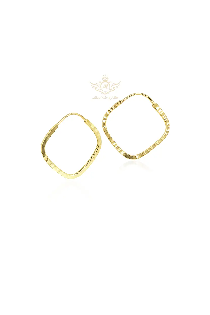 گوشواره مینیمال لوزی